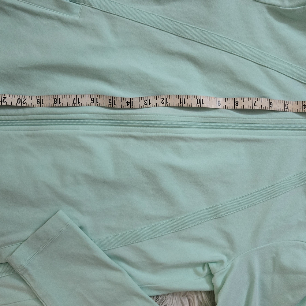 Talbots Light Blue Zip-Up Jacket - Picture 5 of 8